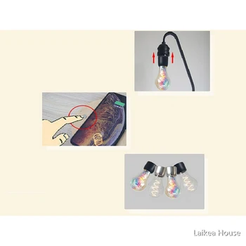 LED Levitatie Magnetica Bec Hover Plutind Lampa de Birou Magic Negru Tehnologie fără Fir Încărcător Pentru Telefon Lămpi de Birou cel Mai bun Cadou