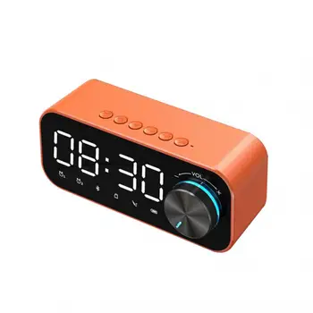 Boxe portabile Bluetooth LED Ceas Deșteptător Oglinda Display Digital Radio cu Ceas Deșteptător Difuzor Wireless TF Music Player