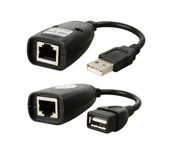 2 Buc/Lot NOU USB Cat5/Cat5e/6 Rj45 LAN Extensie Cablu Adaptor