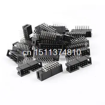 25 Buc 2x8 Pin 16P de 90 de Grade PCB Montare Cablu Conector IDC Pin Antete