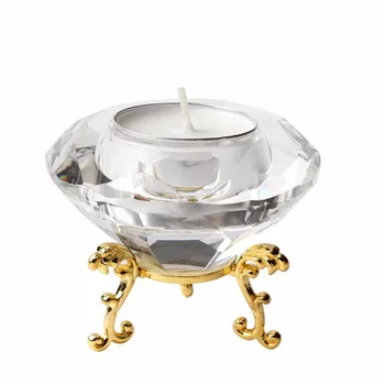 5 Tipuri De Mini-Suport De Lumanare De Cristal De Sticlă De Lumanari Pentru Nunta Decorative Decor Acasă
