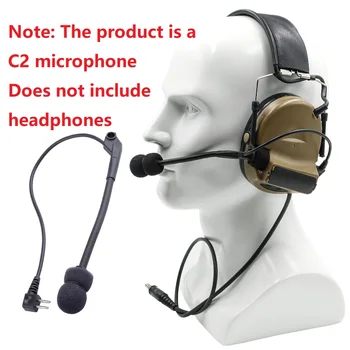 Tactic Comtac II de anulare a zgomotului căști accesoriu microfon pentru militari PELTOR comtac de protecție a auzului fotografiere cască