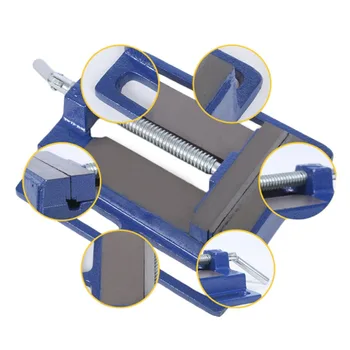 60mm Aluminiu Menghină de Masă Apartament cu Clemă-pe Cleste Drill Press Mașină de Frezat de Prindere Clemă Ferm pentru prelucrarea Lemnului scule de mana