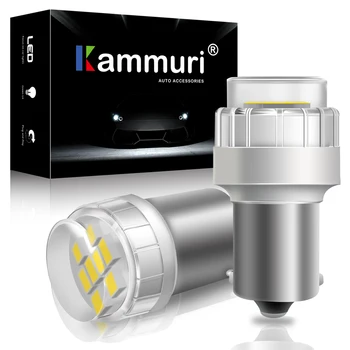 KAMMURI Gratuit de Eroare White1156 P21W Becuri cu LED-uri Pentru Renault Megane 3 MK3 2008-2013 LED DRL Lumini de Zi