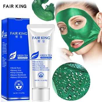 Ceai verde Curățare Masca de Fata Coș de Demontare Masca de Curatare Profunda pentru Cicatrici Acnee, Pete, Riduri Faciale, Fata de Îngrijire a Pielii