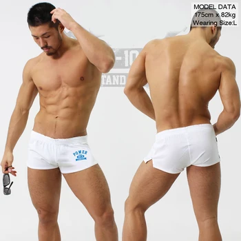2019 masculin chilotei lounge pantaloni portbagaj confortabil imprimare scrisoare de bumbac boxeri cu talie joasă sexy