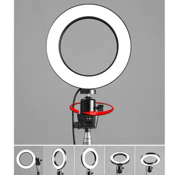 2019 Înaltă Calitate LED 3 Moduri de 40W 5500K Estompat Studio de Lumină Inel de Camera Foto Video de Telefon Negru LED Lumină Inel