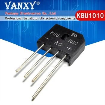 50PCS KBU1010 KBU-1010 10A 1000V punte diode redresoare noi și originale IC