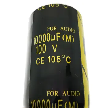 1BUC Nou 100V10000UF 100V 10000UF 105C Amplificator Audio condensator electrolitic 10000UF/100V