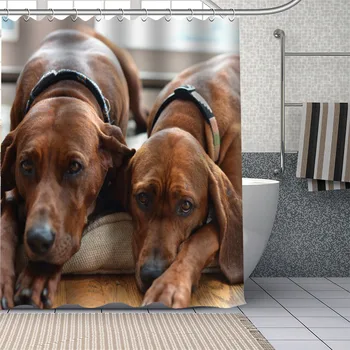 Personalizat Bloodhound Beagle Perdea de Duș rezistent la apa de Baie perdele de Duș Seturi Picătură de Transport maritim 1 buc personalizate