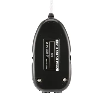 Chitara electrica Link-ul USB Cablu Audio Interfață Guitarlink Duce la Calculator Pentru PC, MAC Înregistrare MP3 XP Cu Software-ul de Driver Fierbinte