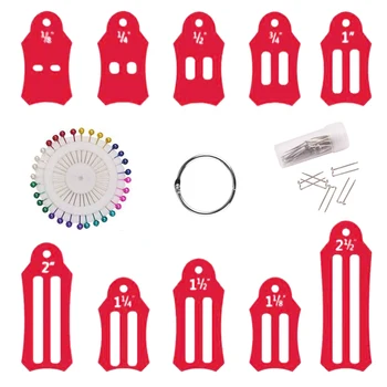 10buc Acrilic Dublu Ori Părtinire Bandă Maker Tool Kit Tesatura Arta Artizanat DIY Moda Panglică de a Face Instrumente de Cusut Set Accesorii