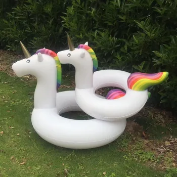 120*90cm Gonflabil Gigant Unicorn Inel de Înot 2019 Newst Piscinei Pentru Copii Adulți Apă Plutește Petrecere de Vacanță Jucarii Piscina