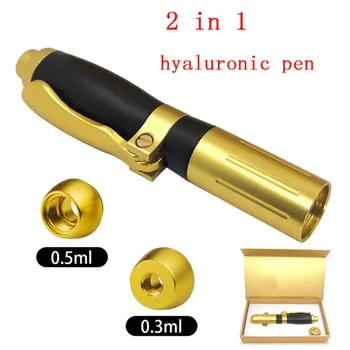 2 ÎN 1 Hialuronic Pen 0,3 ml & de 0,5 ml Hyaluronzuur Pen Acid Hialuronic creion de buze de umplere Mezoterapie Arma nu-ac acid Atomizor arma