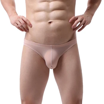 Noi Elastic Fără Sudură Sexy Boxeri Pantaloni Scurți Pentru Bărbați Lenjerie De Corp Ultra-Subțire Respirabil Chilotei Cueca Talie Joasa Moale Chiloți Bărbați Alunecă