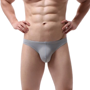 Noi Elastic Fără Sudură Sexy Boxeri Pantaloni Scurți Pentru Bărbați Lenjerie De Corp Ultra-Subțire Respirabil Chilotei Cueca Talie Joasa Moale Chiloți Bărbați Alunecă