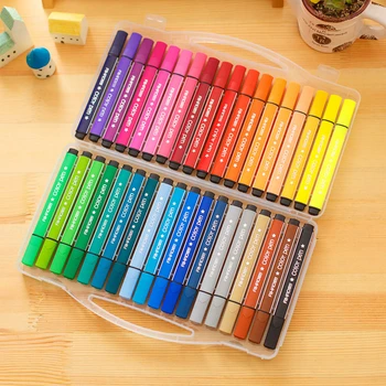 2019 Culoare Marca de Stilou Art Marker Set de Desen Culori Copii Watercolor Pen-ul în condiții de Siguranță Non-toxice Spălare cu Apă Graffiti Sănătate