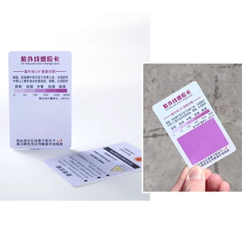 10 Buc/Set Terariu Reptile UVB Test Card de Lumina UV de Viață a Lămpii Teste de Hârtie GXMA