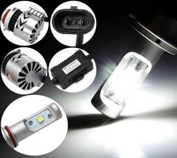 9005 9006 Auto LED Faruri Kit de Conversie 72W Ceață de Funcționare Lampa HB3 HB4 Auto Faruri cu LED-uri Pentru Auto cu LED-uri Auto Bec Far