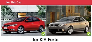 Pentru KIA Forte 2009-2013 Ornamente Cromate Exterior Mânerul Ușii Capace 2010 2011 2012 Sedan Hatchback Accesorii Autocolante Auto Styling