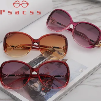 Psacss NOUĂ Epocă Supradimensionat ochelari de Soare Femei 2019 Brand Designer de sex Feminin Elegant Pearl Ochelari de Soare oculos de sol feminino UV400