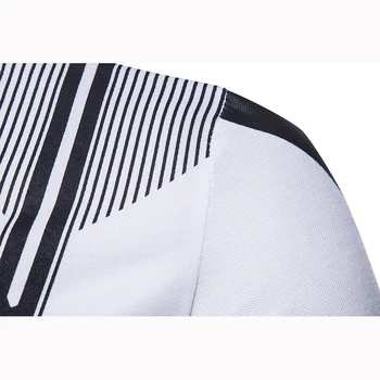 2018 Noi Topuri tricou polo Masculin stil Casual brand de moda de vară geometrie mozaic Maneca Scurta tricou POLO dress men UE/SUA dimensiunea