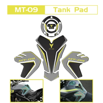 Motocicleta 3D Gel de Combustibil Rezervor Tampon Autocolant Tank Pad Autocolant Pad Partea de Gaze Genunchi Prindere Protector Pentru YAMAHA MT 09 mt09