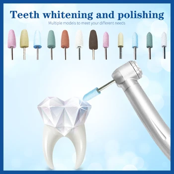 50pcs/set 2.35 mm dentare Cauciuc siliconic lustruit freze de Albire a Dintilor Echipamente dentare lustruire