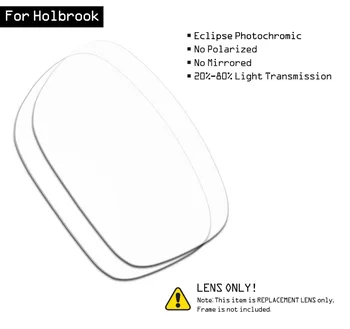 SmartVLT ochelari de Soare, Lentile de Înlocuire pentru Oakley Holbrook - Eclipse Grey Fotocromatică