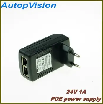 Noua Putere Activă Adaptor POE Injector PSE Ieșire DC24V 1A Power over Ethernet UE plug Transport Gratuit