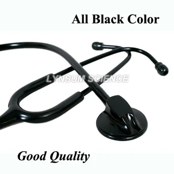 Negru Clasic Nou Profesionale De Îngrijire A Sănătății Medical Estetoscopio Tensiunii Arteriale Singur Cap Drăguț Stetoscop