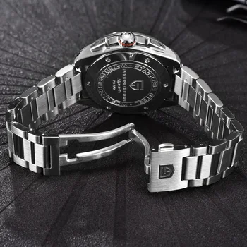 PAGANI DESIGN de Brand Avant Sport 3D Mari Dial Cuarț Bărbați Ceas de Lux Militry Armata Neagră de Oțel rezistent la apă, cronograf ceasuri