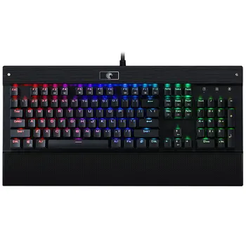 Z-77 Vultur Tastatură Mecanică de Gaming cu Încheietura Restul Personalizabil RGB LED Backlit Clicky Albastru Comutator de Aluminiu Gamer Tastatura