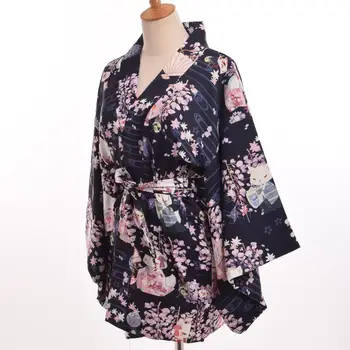 Kimono Japonez Cardigan Femei Vintage Imprimare Tricouri