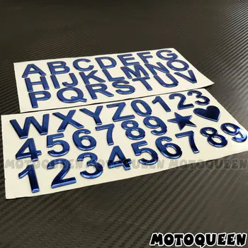 3D Rășină Gel Arabe Numărul Scrisoare engleză Digital car Styling Autocolante DIY Cuvânt Insigna LOGO-ul Decor 28mm Inaltime număr de Adresă