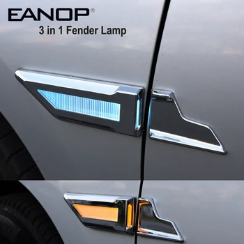 EANOP MASINA Fender Lampa 3 in1 Impermeabil Auto Laterale lumini de Zi semnalizatoare de Parcare Autocolante lumina de styling auto pentru kia sporte