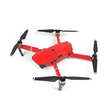 Rezistent la apa Drone Decorativ Autocolant Decal Piele Folie de Acoperire pentru DJI Mavic PRO ()Red)