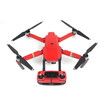 Rezistent la apa Drone Decorativ Autocolant Decal Piele Folie de Acoperire pentru DJI Mavic PRO ()Red)