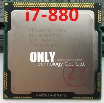 Transport gratuit i7 880 3.06 GHz 8M SLBPS Quad Core Opt fire de procesoare desktop i7-880 CPU 1156pin scrattered piese