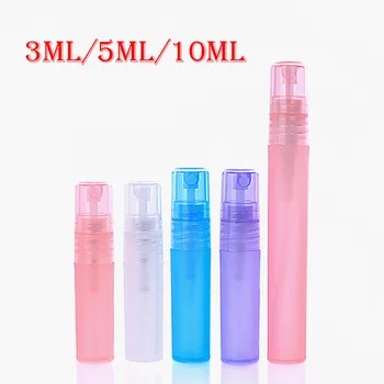 10buc 3ml/5ml/10ml Gol Atomizor Portabil de Pulverizare Sticle de Parfum Pen Flacoane Machiaj Cosmetice din Plastic PP Eșantion de Călătorie de Containere