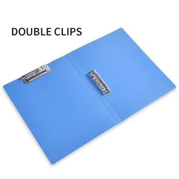 5PCS A4 volante folder folder, rechizite de birou, hârtie de testare clip puternic clip clip lung singur clip clip dublu ingrosat