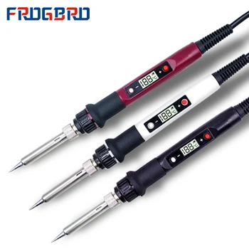 FROGBRO 80W Fier de Lipit Temperatura Reglabila LCD Termostat Electric de Lipit Pyrography Pen Sudare Arderea Lemnului Pen