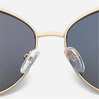 LeonLion 2021 Moda Ochi de Pisică ochelari de Soare Femei Vintage din Metal de Lux Ochelari pentru Femei Oglinda Retro Oculos De Sol Feminino