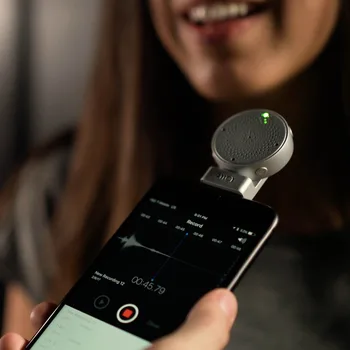3D Stereo Microfon Pentru Telefon iOS 9 La 12 Dispozitive iPhone iPod Înregistrare Karaoke Microfon Wireless Profesional cu Condensator Microfon