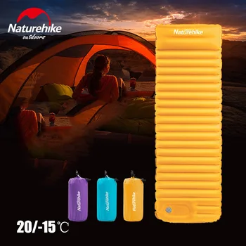Naturehike NH18Q001-D în aer liber Împinge Gonflabila Camping Saltea pentru Cort Rece rezistent la apa Pad de Dormit Picnic Pliere Saltea de Iarnă