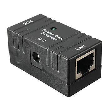 5pcs/lot RJ45 POE Injector Power over Ethernet Adaptor de Alimentare POE001 Pentru Camera IP POE