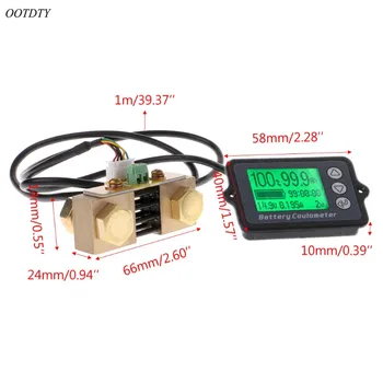 OOTDTY 80V 350A TK15 Precizie Baterie Tester pentru LiFePO Coulomb Contra LCD Coulometer