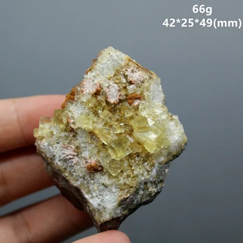 Noi minerale！ Naturale Rare galben fluorit specimene minerale Pietre și cristale de Vindecare de cristal