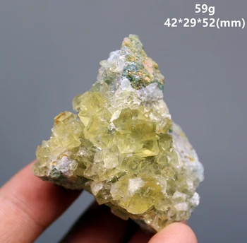 Noi minerale！ Naturale Rare galben fluorit specimene minerale Pietre și cristale de Vindecare de cristal