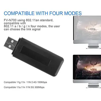 Mini WLAN Lan USB Adapter Pentru Smart TV Samsung WIS12ABGNX WIS09ABGN 5G 300Mbps Adaptor Wifi Pentru PC Laptop Wifi Receptor Audio